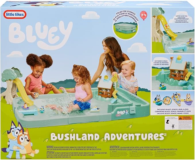 Little Tikes Bluey Bushland Adventure with 6 Accessories, Bluey Active Play, for Boys and Girls Ages 2-4 Years
