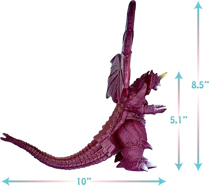 TwCare Set of 2 Monster Ultima vs Destoroyah Singular Point vs Destroyah Figure King of The Monsters Toys, Movable Joints Action Movie Dragon Dinosaur Series Soft Vinyl, Carry Bag