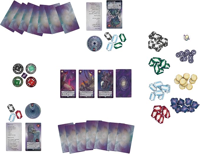 Etherstone Card Game - Evolving Strategy Game with Factions, Dice Drafting, and Unique Leaders, Fun for Kids & Adults, Ages 14+, 2-4 Players, 40-80 Minute Playtime, Made by Thundergryph Games