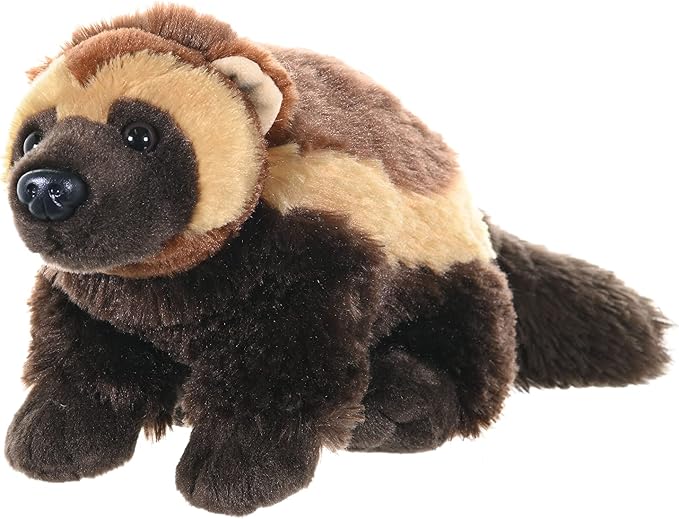 Wild Republic Wolverine Plush, Stuffed Animal, Plush Toy, Gifts for Kids, Cuddlekins 12 Inches, Multicolor