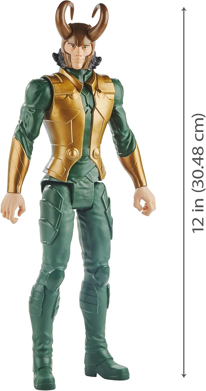 Marvel Avengers Titan Hero Series Blast Gear Loki Action Figure, 12" Toy, Inspired by The Marvel Universe, for Kids Ages 4 & Up