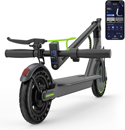 Aovowheel Electric Scooter for Adults, Folding E Scooter with 350W/500W Motor 16/24 Mph Top Speed, Max 19-23 Miles Long Range, 8.5''/10''/14''Tires Commuting Scooters with Dual Brakes System, APP