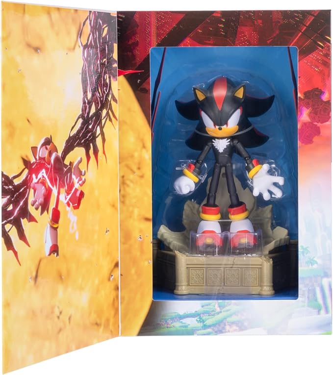Sonic The Hedgehog Shadow Action Figure Six-Inch Scale Customizable Collector Edition Figure