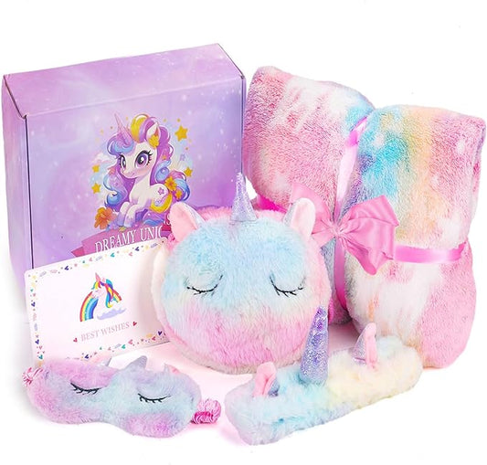 Jenria Unicorn Gift for Girls, Birthday Gifts for Girls Age 3 4 5 6 7 8 9 10 Years Old Girl, Easter Baskets for Kids, Birthday Gift Ideas, Unicorn Toys, Daughter, Niece, Granddaughter