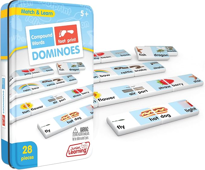 Junior Learning Compound Words Dominoes Language Arts