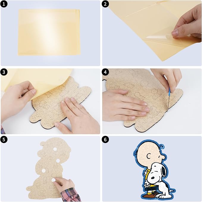 Peanuts Puzzles for Adults – Snoopy Gifts for Women & Children, Charlie Brown Wooden Puzzles, 200 Pieces Unique Shaped Jigsaw Puzzles, 5MM Thick, Officially Licensed – Better Together, 9" x 12.8"