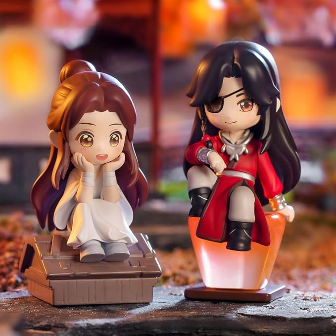 Heaven Official Blessing Hua Cheng Xie Lian Chibi Figure Blind Box | Heaven Official Blessing Hua Cheng Xie Lian Chibi Figure Blind Box Anime Gift (Single (randomized))