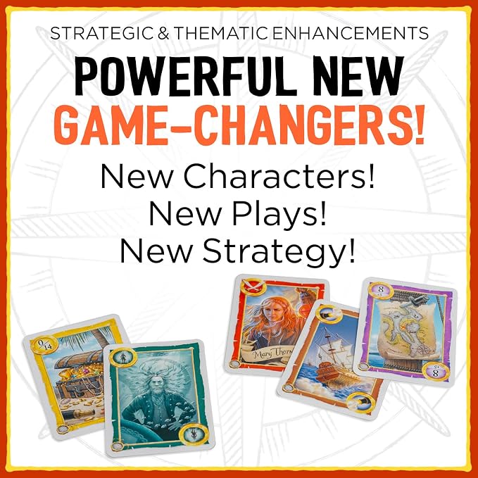 Grandpa Beck's Games Skull King - The Ultimate Pirate Trick Taking Card Game | Strategy Game for Friends, Family, Game Night | from The Creators of Cover Your Assets | 2-8 Players Ages 8+ (Expansion)
