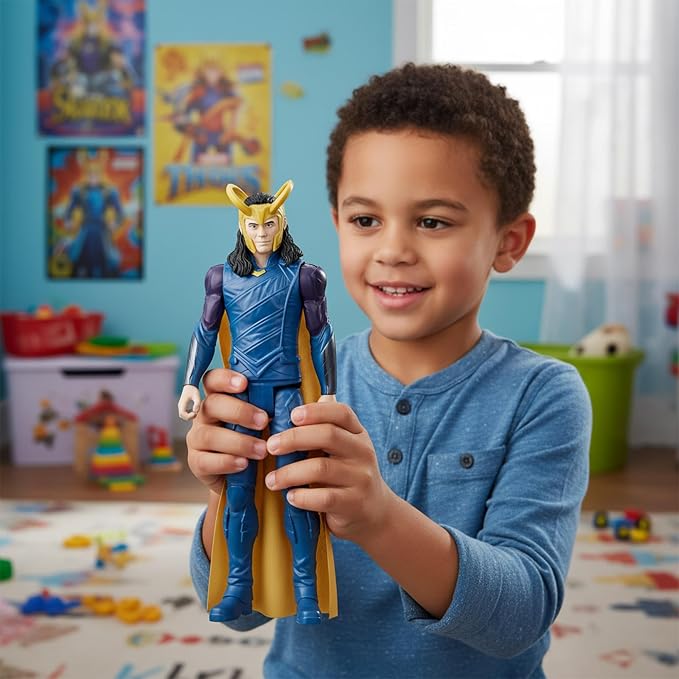 Marvel Avengers Titan Hero Series Collectible 12-Inch Loki Action Figure, Toy for Ages 4 and Up