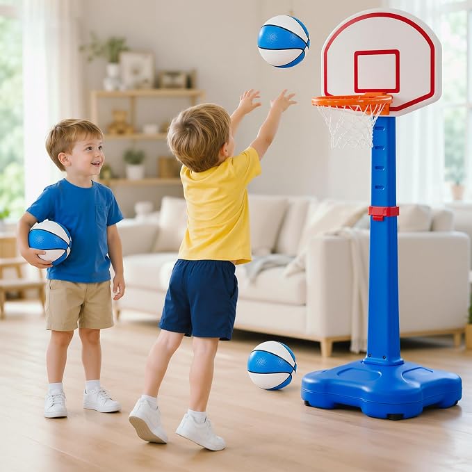 5 Pack 6" Mini Basketball Set - Lightweight 90g PVC Small Basketball for Toddlers Boys Girls Teenagers Floating Water Pool Basketball for Indoor Outdoor Swimming Pool Games Basketball Hoop & Goal