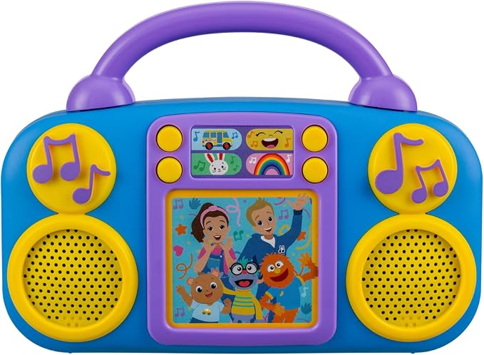 eKids Ms Rachel Toy Music Player, Toddler Toy with Built-in Music and Lights (Ms Rachel)