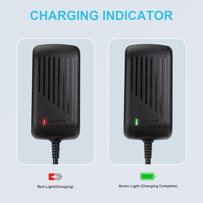 24V Charger for Kids Ride On Car Toys 24 Volt Battery Charger Wrangler SUV Kid Trax Dynacraft Toy Car Jeep ATV Quad (24v Battery Charger)