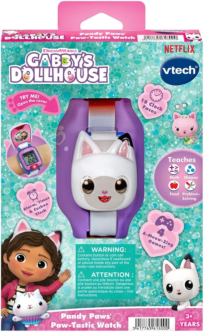 VTech Gabby's Dollhouse Pandy Paws' Paw-Tastic Watch