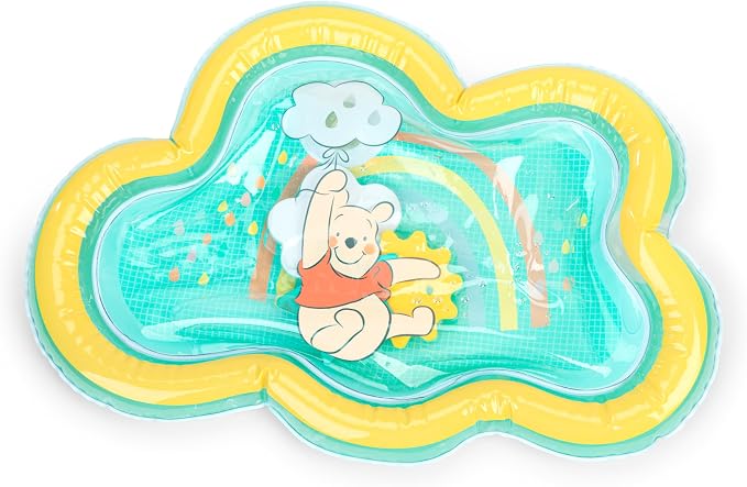 Bright Starts Disney Baby Winnie The Pooh Once Upon a Water Mat, Blue, Unisex, Newborn +
