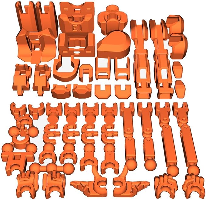 FoxVilla Assembly Completed T13 Action Figure, Titan 13 3D Printed Action Figure, 3D Printed Titan13, Assembled Dummy 13 Lucky 13 Toy Figure