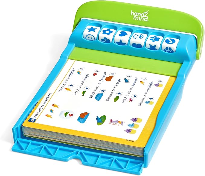 hand2mind ConfiDice Getting Ready for Kindergarten, Elementary Prep, Learning Games for Kindergarten, Toddler Learning, Math and Reading Games, Workbook for Kids (100 Activities)