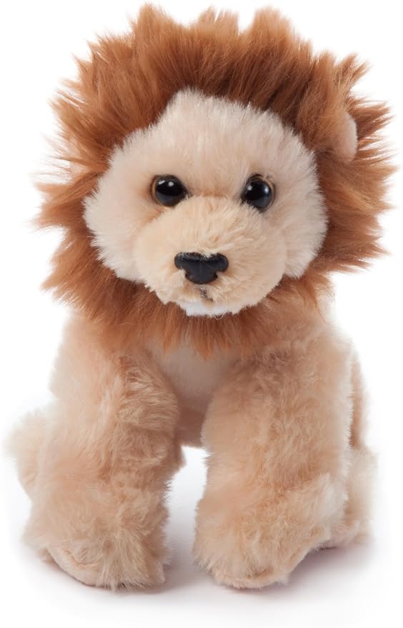 The Petting Zoo Lion Stuffed Animal Plushie, Gifts for Kids, Wild Onez Babiez Zoo Animals, Lion Plush Toy 6 inches