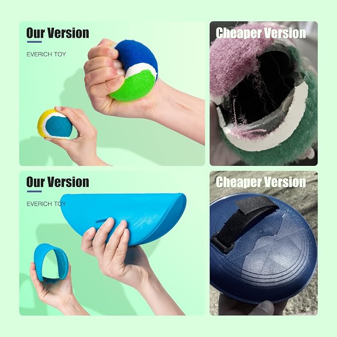 Upgraded Toss and Catch Ball Game Set, Beach Pool Toys Outdoor Games for Kids Toys, Outside Family Lawn Yard Games, for Boys Girls 3 4 5 6 7 8 9 10 11 12 Years Old