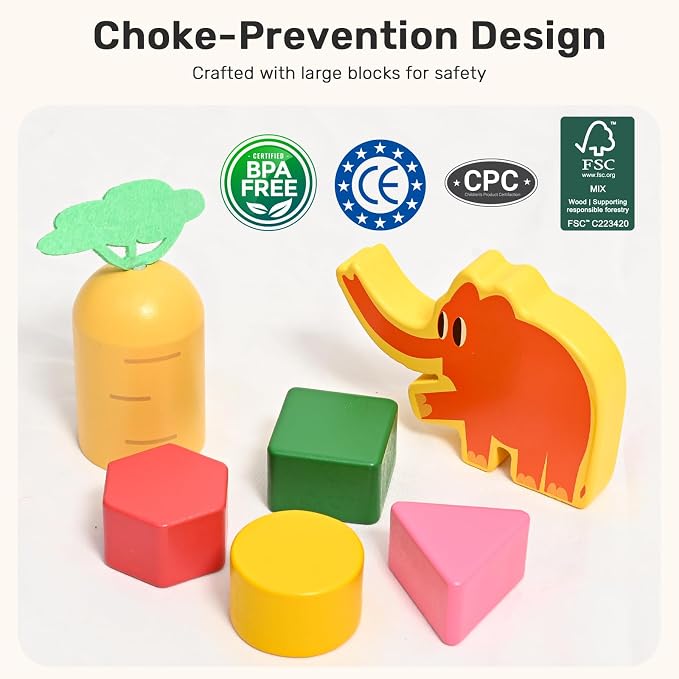 WINGYZ Activity Table for 1 Year Old Toddler, 9-in-1 Multi-Colorful Wooden Montessori Toys, Baby Play Table with Bead Maze Shape Sorter Train Toy, Educational Gifts for 12 Months+ Kids Boys Girls