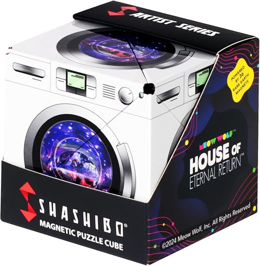 Shashibo Sensory Fidget Toy for Adults & Kids, Stress Relief Fidget Toy for Adults, Teens & Kids, Cool Fidget Toys for Desk, Classroom Must Have, Sensory Shape Shifting Cube, 100+ Possible Shapes