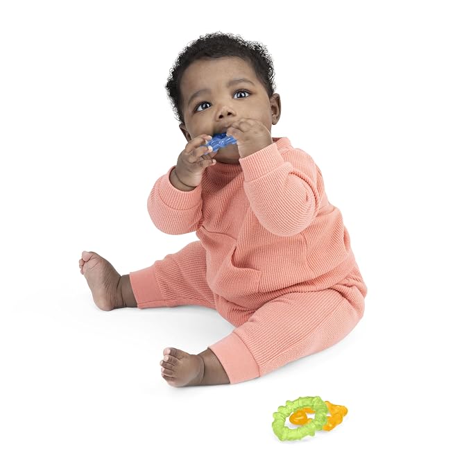 Bright Starts Chill & Teethe Water-Filled BPA-Free Baby Teething Toy, Ages 3 Months+, (Pack of 2)