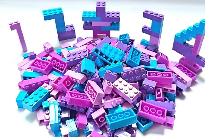 300 Pieces Friend Girls Building Bricks, Bulk Small Bricks for Building, Compatible with Lego Parts and Pieces, Creative Building Block Toys for Girls Ages 6 7 8 9 10 Year Old