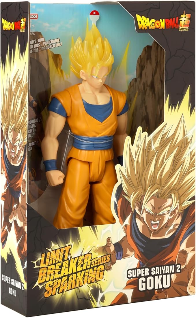 Limit Breaker Series Sparking - Dragon Ball - Super Saiyan 2 Goku, 12" Action Figure