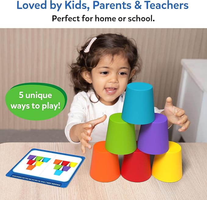 Skillmatics Silicone Rainbow Sorting Game - Learning & Educational Toy, Sorting, Counting & Sequencing Skills, Gift for Toddlers & Preschoolers Ages 3, 4, 5, 6