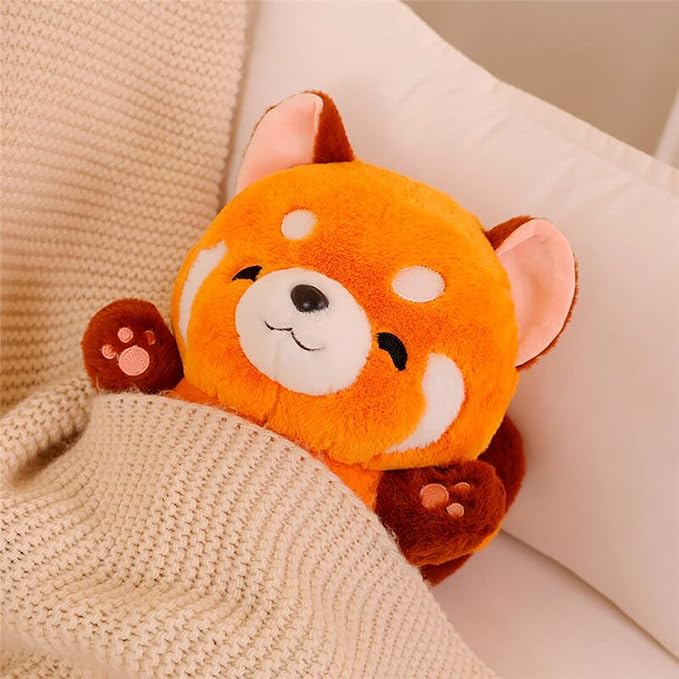 YUKOUQIAN Red Panda Stuffed Animal Cute Red Panda Plush Toy 9 inch for Girls Boys (red Panda)