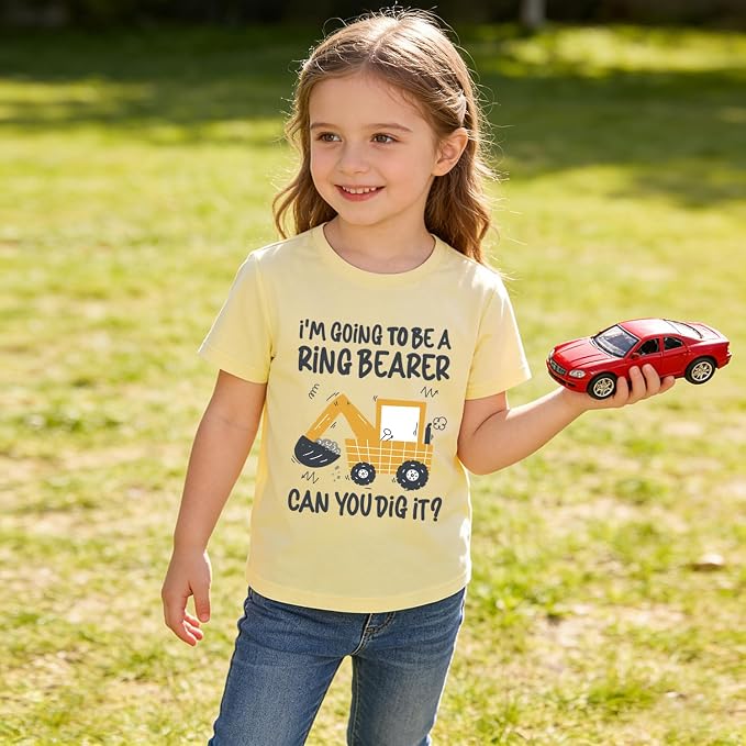 Construction Shirt Toddler Kids Tomatoes Racoon Graphic Tee Outfit Boy Girl Frog Christian Clothing 2-7 Years