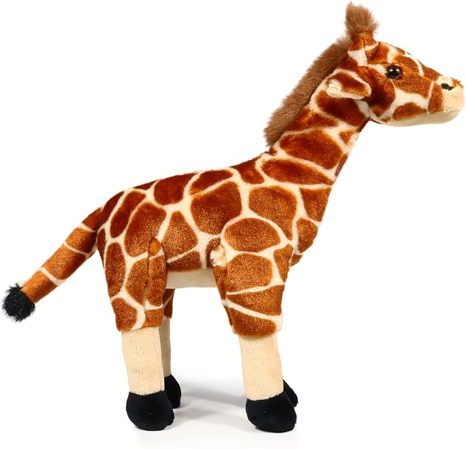 Ice King Bear Wild Animal Small Stuffed Animals Zoo Family Plush Toy (Giraffe 11 Inches)