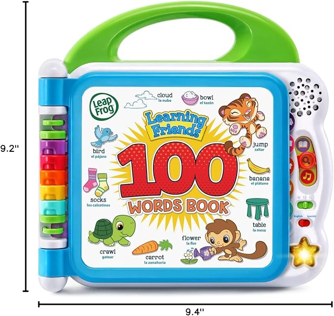 LeapFrog Learning Friends 100 Words Book (Frustration Free Packaging), Green