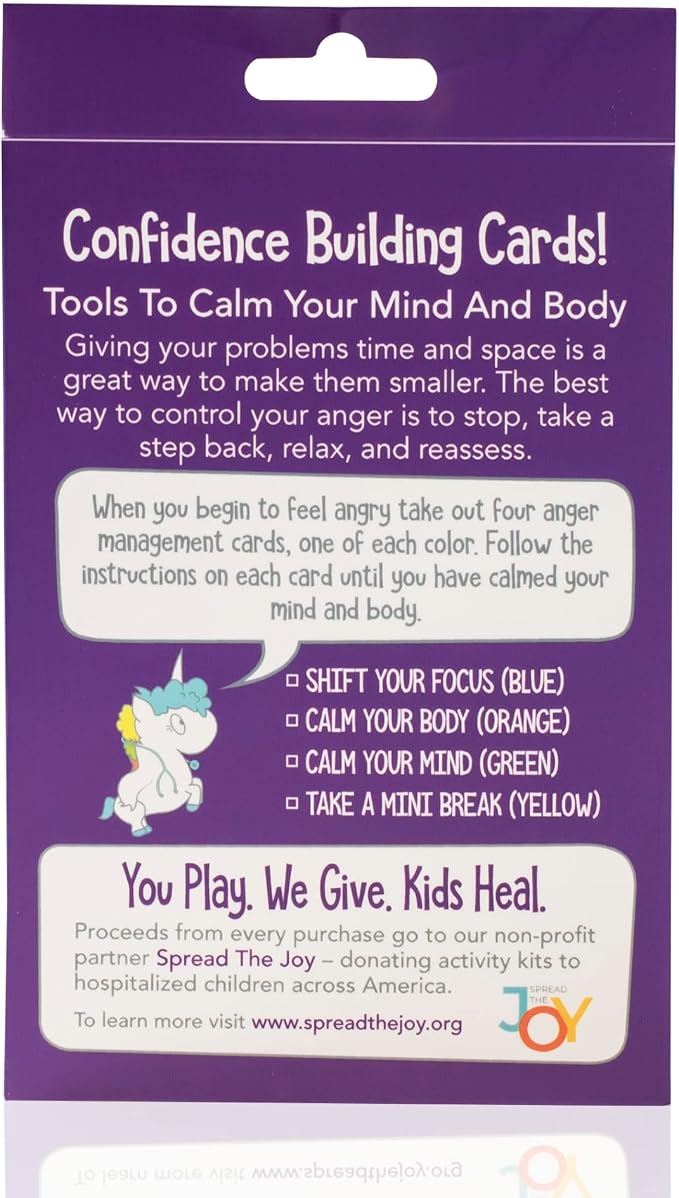 Confidence Building Cards for Kids | 50+ Positive Affirmation & Self-Esteem Building Activities | Mindfulness, Emotional Intelligence & Self-Reflection Deck | Screen-Free Learning Tool for Ages 4+
