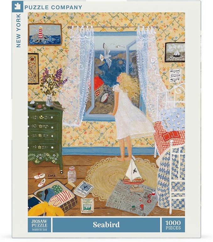New York Puzzle Company - Loré Pemberton Seabird - 1000 Piece Jigsaw Puzzle for Family Game Nights by Loré Pemberton