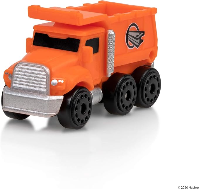 Micro Machines MMW0021 Construction Crew Pack, Features 5 Plus Corresponding Scene-Highly Collectible Themed Toy Cars – Tiny Vehicles, Huge World, Orange
