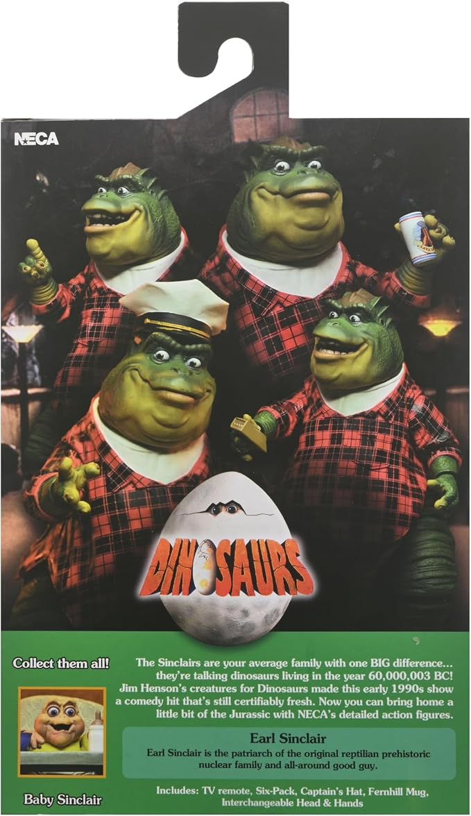NECA - Dinosaurs- 7'' Scale Action Figure - Ultimate Earl Sinclair