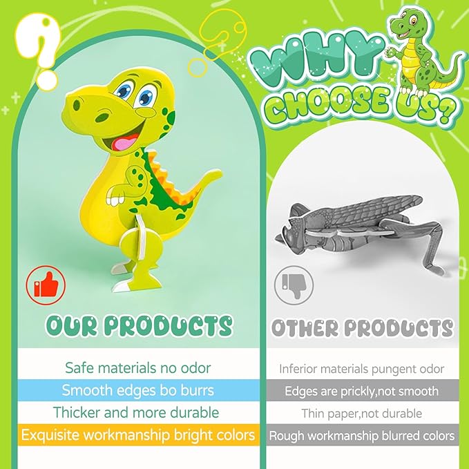 3D Puzzles for Kids,100 Pcs 3D Cartoon Puzzles,Educational 3D Cartoon Puzzle,3D Puzzle for Kids Ages 4-10,Educational Montessori Toys,Kid Birthday Children's Day Gift