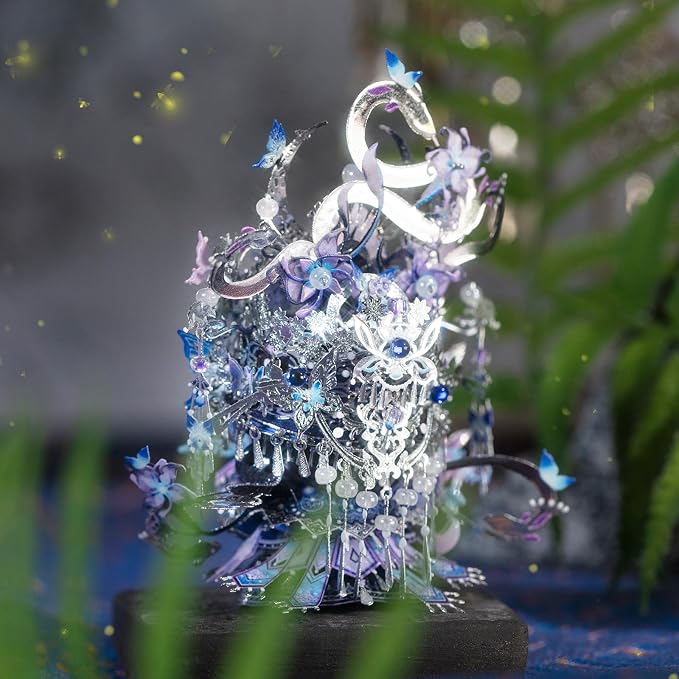 MU Miao Cat 3D Metal Puzzle Wholesale Bulk DIY Assembly Model Kits for Retailers Educational Brain Teaser Gift Shop Collection Desktop Architecture Decor Dropshipping Supplier