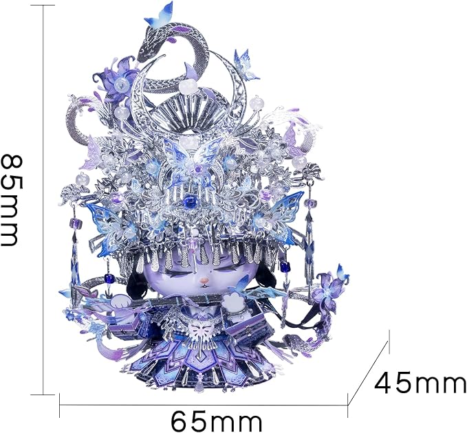 MU Miao Cat 3D Metal Puzzle Wholesale Bulk DIY Assembly Model Kits for Retailers Educational Brain Teaser Gift Shop Collection Desktop Architecture Decor Dropshipping Supplier