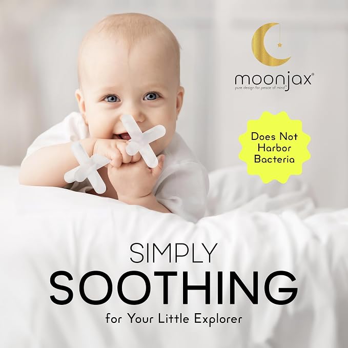 Silicone Baby Teething Toys - Baby teether for Infants, Toddlers, Newborns, CPSIA Certified, FDA Formulated Material