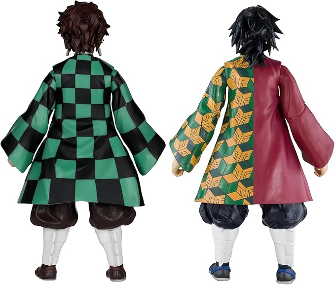 6Pcs Demon Anime Figures Set, Slayer Characters for Anime Fans and Kids (Standing Pose)