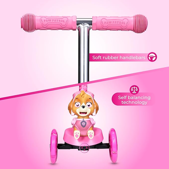 Kick Scooter for Kids, 3 Wheel Self Balancing, Light Up LED Wheels