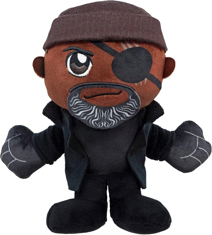 Bleacher Creatures Marvel Nick Fury Secret Invasion 8" Kuricha Sitting Plush- Soft Chibi Inspired Toy