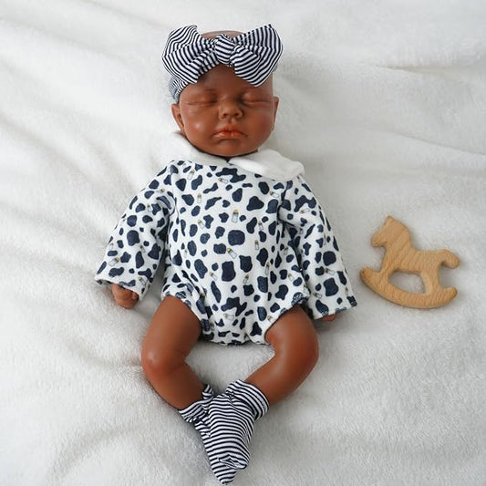 Boy 12 Inch, Full Body Silicone Baby Doll, Reborn Baby Dolls Silicone Full Body, Not Vinyl, Posable Newborn, Realistic Baby Doll