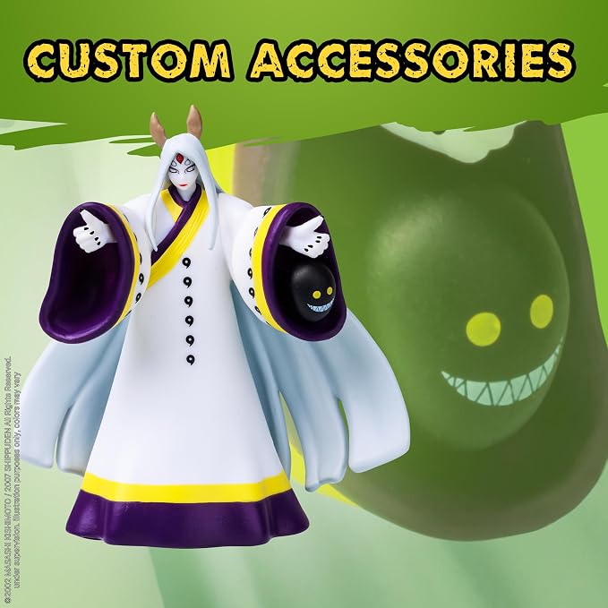 Naruto Shippuden Infinite Tsukuyomi Collectible Mini Figure | Rinne Sharingan Moon Capsule 1-Pack Anime Toy – Mystery Figurine for Fans & Collectors