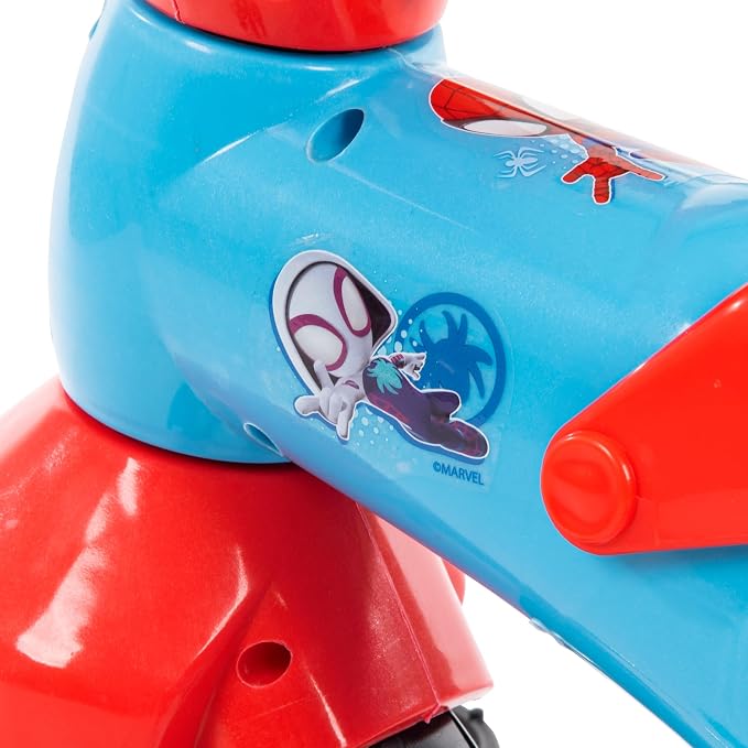 Huffy Marvel Spidey and His Amazing Friends Light Up Kids' Trike, Ideal for Ages 3+ Years Old, LED Light Feature, Under Seat Storage, Fun and Playful Design, Spider-Man