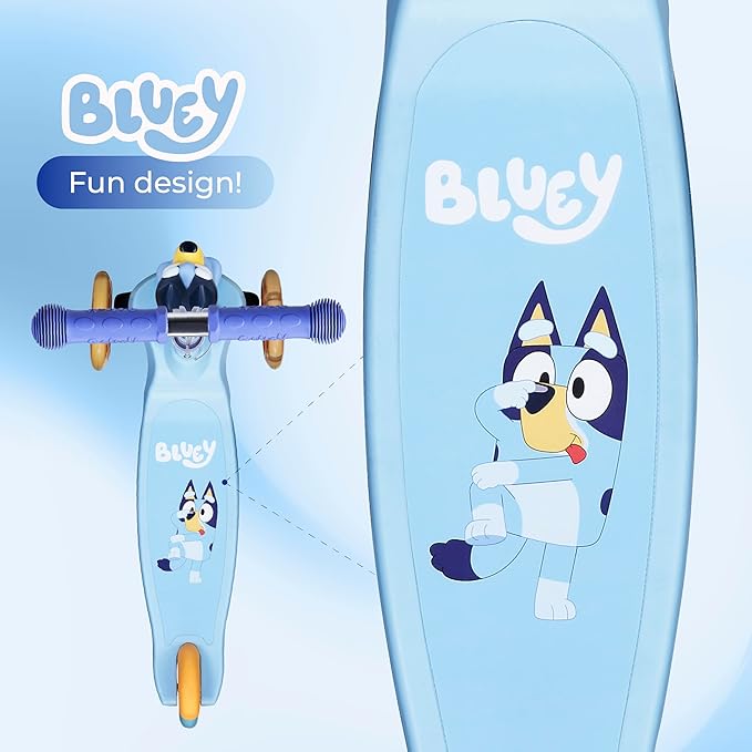Kick Scooter for Kids, 3 Wheel Self Balancing, Light Up LED Wheels
