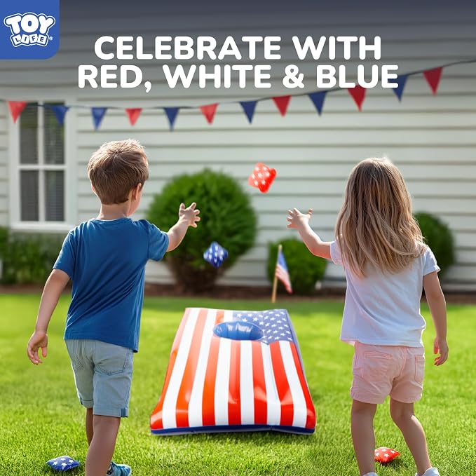 TOY Life 2 Sets Inflatable Pool Games Toys, Pool Cornhole Game Floating Toys for Adults Family, Water Games for Adults, Bean Bag Toss Game for Swimming Pools