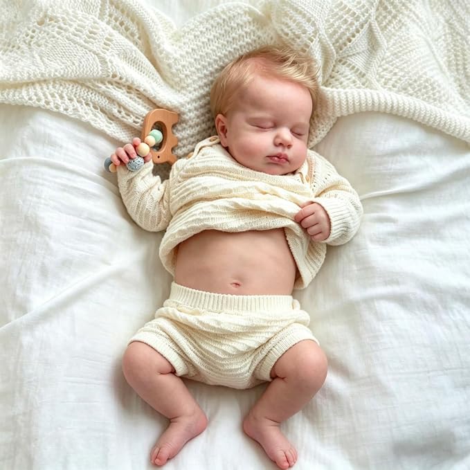Anano Reborn Baby Dolls Full Body Girl, 20 in Realistic Baby Doll Girl Lifelike Babys Doll Newborn Babies, Real Life Babys Reborn Doll with Accessories
