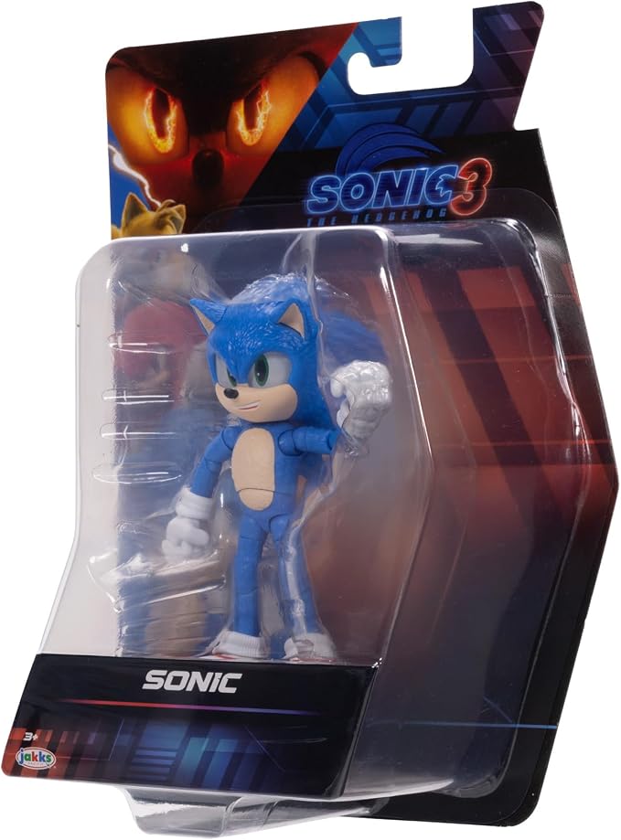 Sonic The Hedgehog 3 Movie Action Figures 5-Inch Collector Toy Figure, Highly Articulated for Boys Girls - Officially Licensed The Hedgehog 3 Movie Product